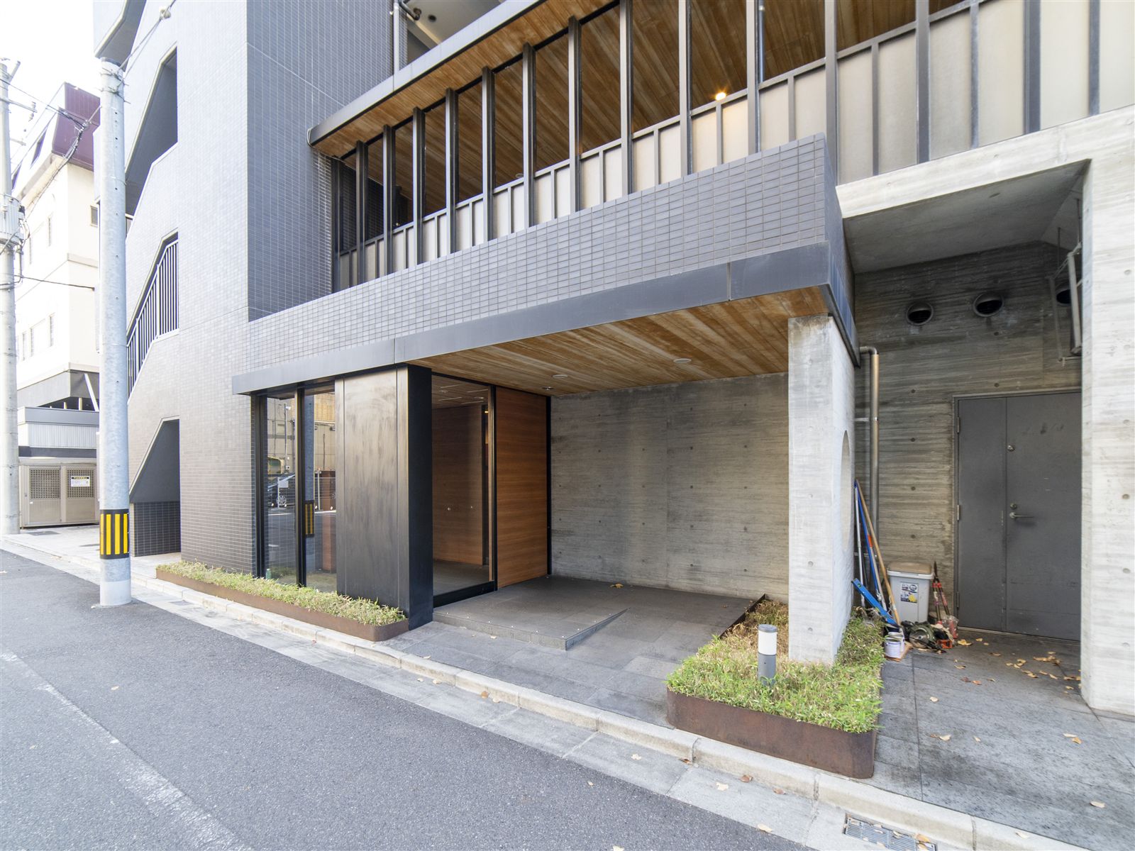 マンションの入口